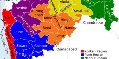 Mapa Mumbai Maharashtra