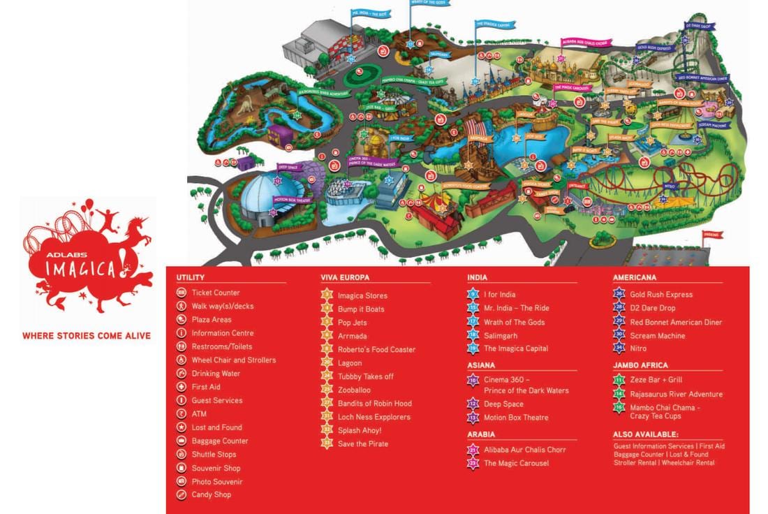 mapa Imagica Mumbai mapa