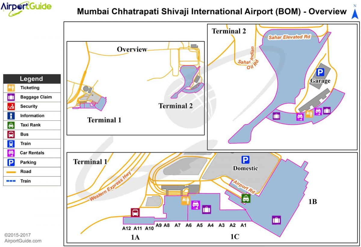 Chhatrapati Shivaji terminus mapě