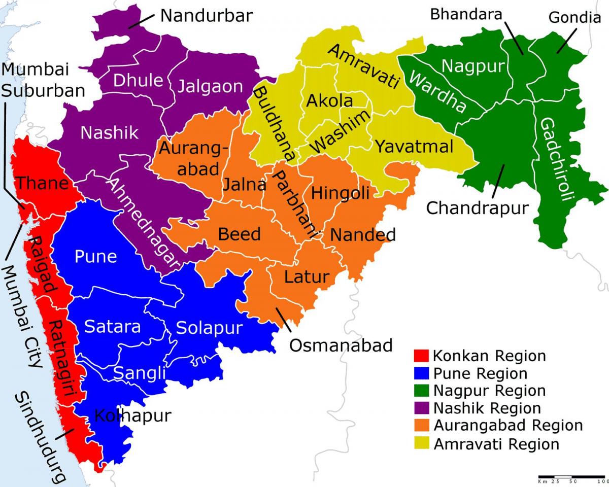mapa Mumbai Maharashtra