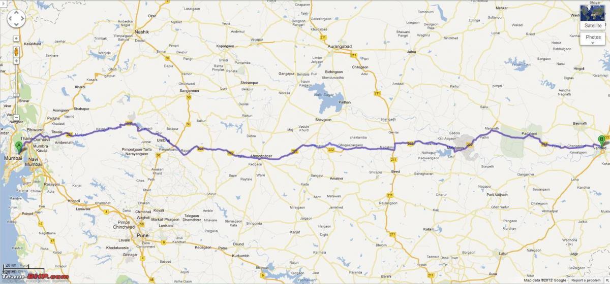 Mumbai nagpur dálnice route map