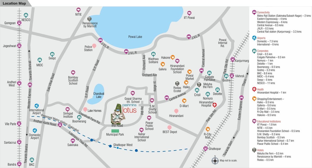 Powai Mumbai mapa