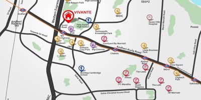 Andheri, Mumbai mapa