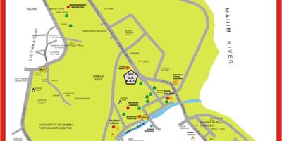 Bkc mapě Mumbai