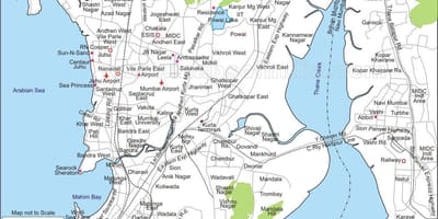 Mapa Mumbai central