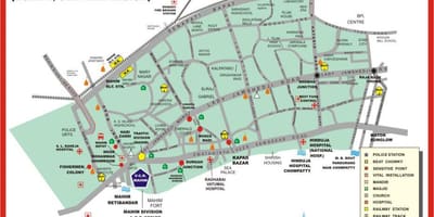 Mumbai Mahimským mapě