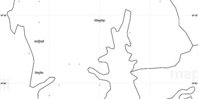 Mumbai prázdné mapě