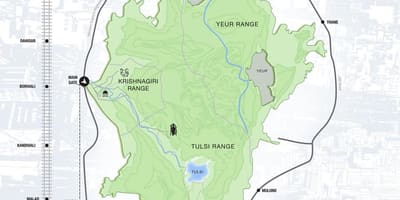 Mapa sanjay gandhi národní park